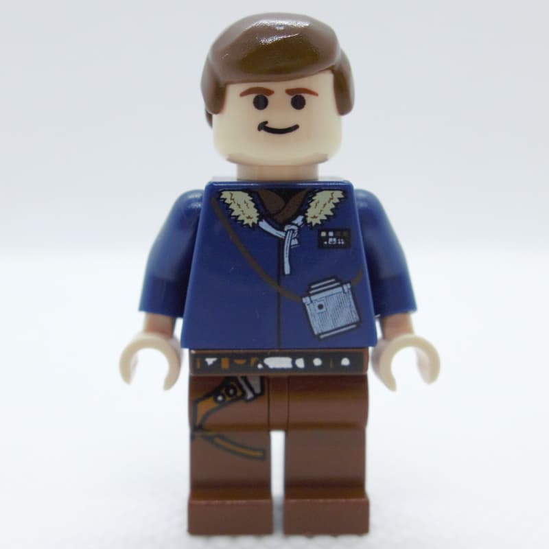 Han Solo, Hoth Outfit, Dark Blue Jacket, Reddish Brown Legs