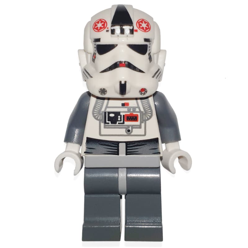 AT-AT Driver, White Uniform, Plain Black Head (87556 Helmet)